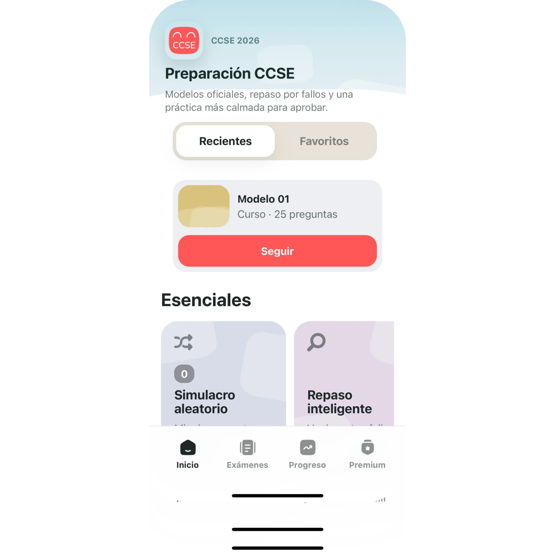 CCSE Test